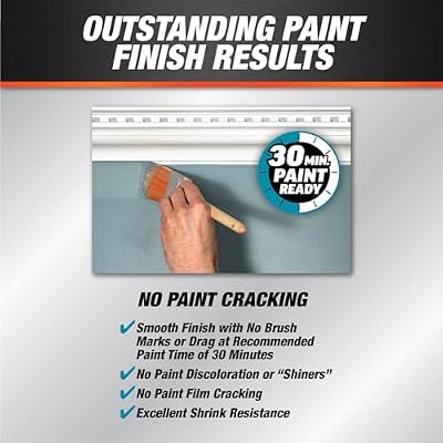 DAP Alex Plus Acrylic Latex Caulk, White, 10.1 Oz, 12 Pack (7079818152)