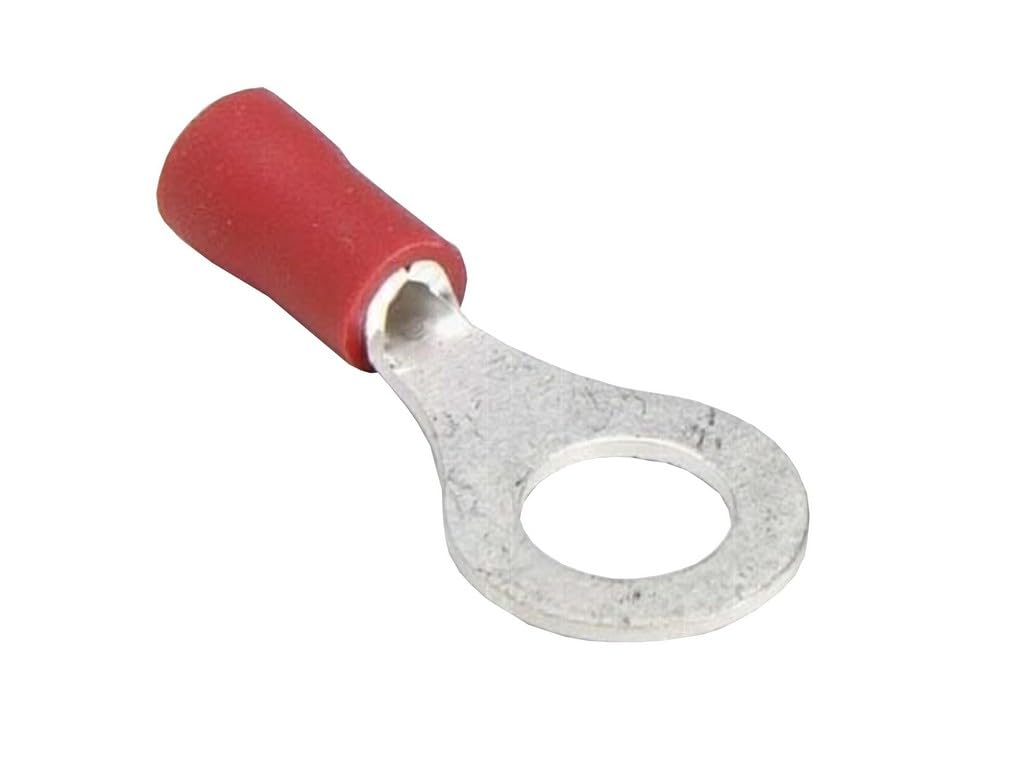 Red P10-60 insulated round connectors (100 pack) to ensure effective electrical connections.Robust design ensures optimal performance in multiple applications