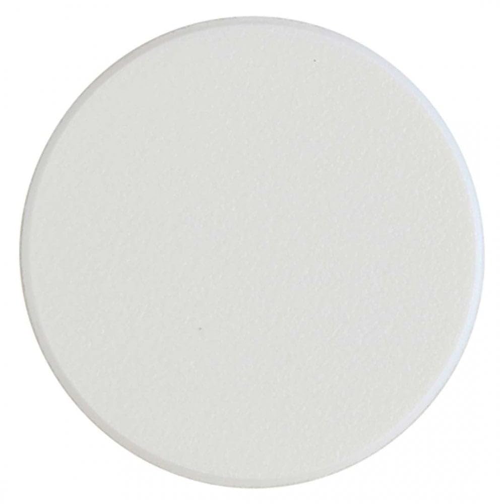 Timco White 752030 Self-Adhesive Cover Caps - Trade Pack - Matt 13Mm