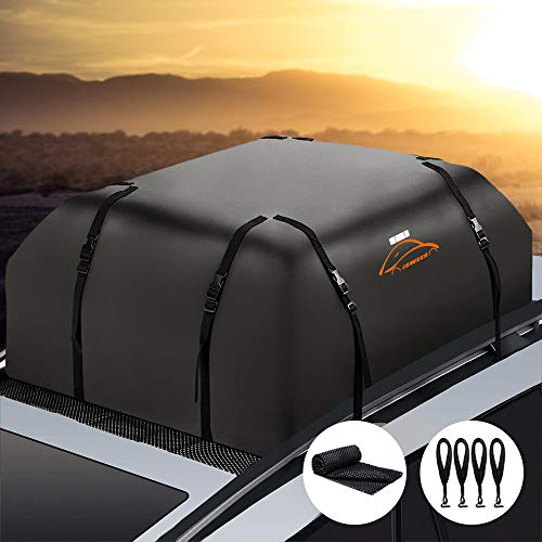 Car Top Bag,Roof Bag Cargo Carrier,Waterproof Auto Luggage Topper Rooftop Bag for Car