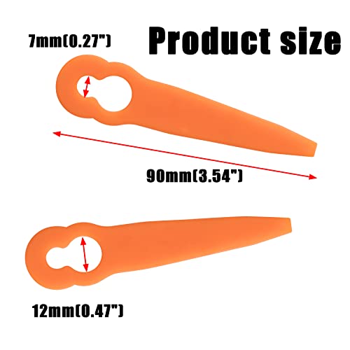 image for PLUMIA 120Pcs Plastic Blades Replacement Parts Compatible with STIHL P