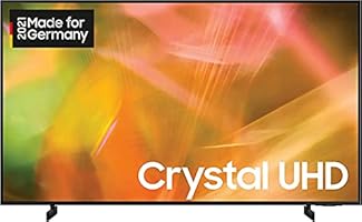 Samsung Crystal UHD 4K TV 70 Zoll (GU70AU8079UXZG), HDR, AirSlim, Dynamic Crystal Color [2021]
