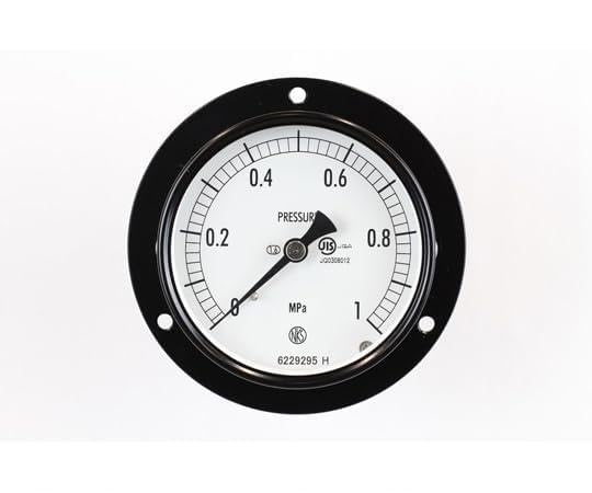 長野計器 普通形圧力計 &Phi;75 埋込形D枠 取付穴 2.5MPa 検査証明書付 AC152712.5M