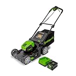 Greenworks 80V 17" Lawn Mower, 2.0 Ah Battery and Charger Included