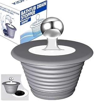 Tub Stopper, Seal Perfectly Bathtub Drain Plug, Universal Sink Shower Bath Cover, Bathroom Accessories Replacement for Jacuzzi Jet Spout Topper Rubber(Patented)