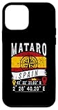 Carcasa para iPhone 12 mini Mataró Bandera España Coordenadas GPS De Mataró
