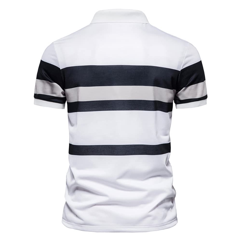 Polo de Golf para Hombre, Camiseta Deportiva de Tenis, Ropa de Calle, Moda Informal, Polo de Rendimiento atlético, Manga Corta