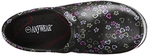 Image of Anywear SR Angel Slip Resistant Work Shoes for Women - Fluid Resistant Nursing Clogs - All Day Comfort Gardening, Nurse Clogs & Chef Shoes - Lucky in Love - 5 Women /3 Men