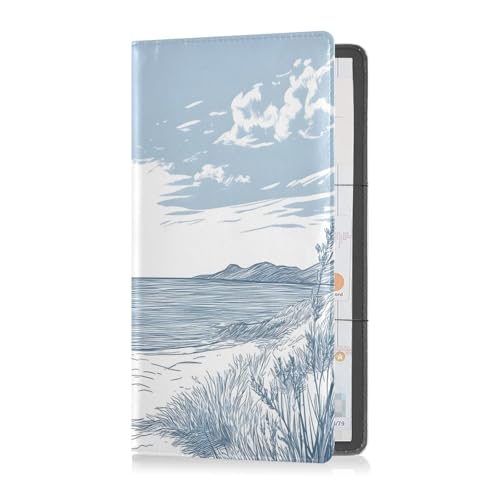 Organizador de Documentos de Cuero Slim miniatura 7