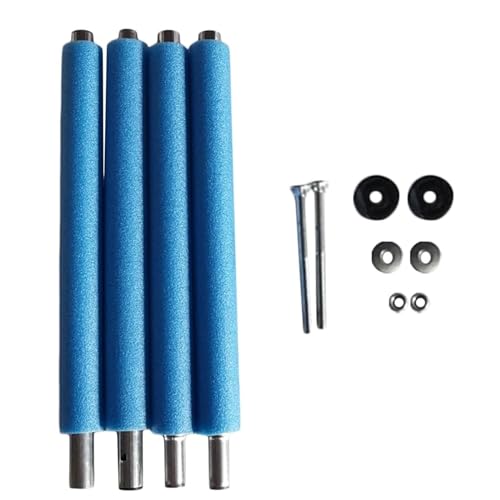 Accessoires de rechange pour barres de trampoline en acier bleu taille unique