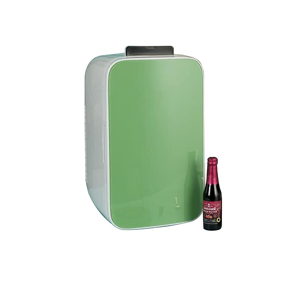 FBITE Mini nevera de 25 litros, compacta, portátil, para maquillaje, cuidado de la piel, refrigerador y calentador de coche, ideal para viajes, cosméticos, alimentos, medicamentos