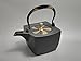 TOKYO MATCHA SELECTION - [Heritage grade] Rectangle Kotetsubin - Hemp & Saya - 500ml/cc - Small Iron Teapot Kettle - Japan Imported [Standard ship by EMS: with Tracking & Insurance]