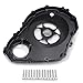 HTTMT- CNC See Through Black&Clear Glass Engine Clutch Cover w/Gasket Compatible with Suzuk 2006-2022 GSX-R 600/750