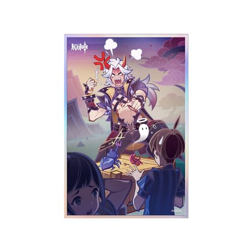 Poster encadré Genius Invokation TCG Genshin Impact I Haven't Lost Yet pour déco chambre geek