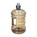 1/2 Gallon (64 oz.) Polycarbonate Plastic Water Bottle w/ 48mm Twist Cap - Black