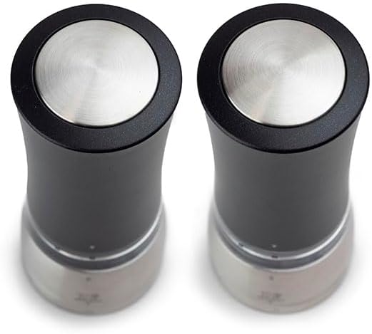 Miniatura 2 de Peugeot Daman Duo 243179 - Molinillo de pimienta y sal (2 unidades, plástico, acero inoxidable, 6.3 in)