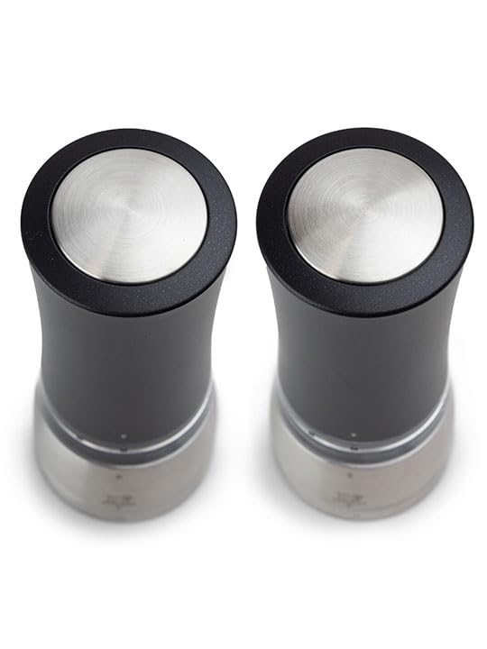 PEUGEOT, Daman u'Select 16cm Electric Pepper Mill + Salt Mill Duo, 6 Pre-Set Grind Settings, Peppercorns + Rock Salt Included - Image 2