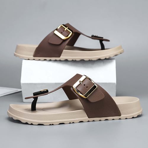 Summer shower shoes, comfortable and casual flip flops, lightweight beach sandals2