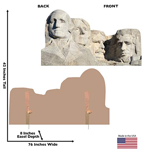 Image of Cardboard People Mount Rushmore National Monument Life Size Cardboard Cutout Standup