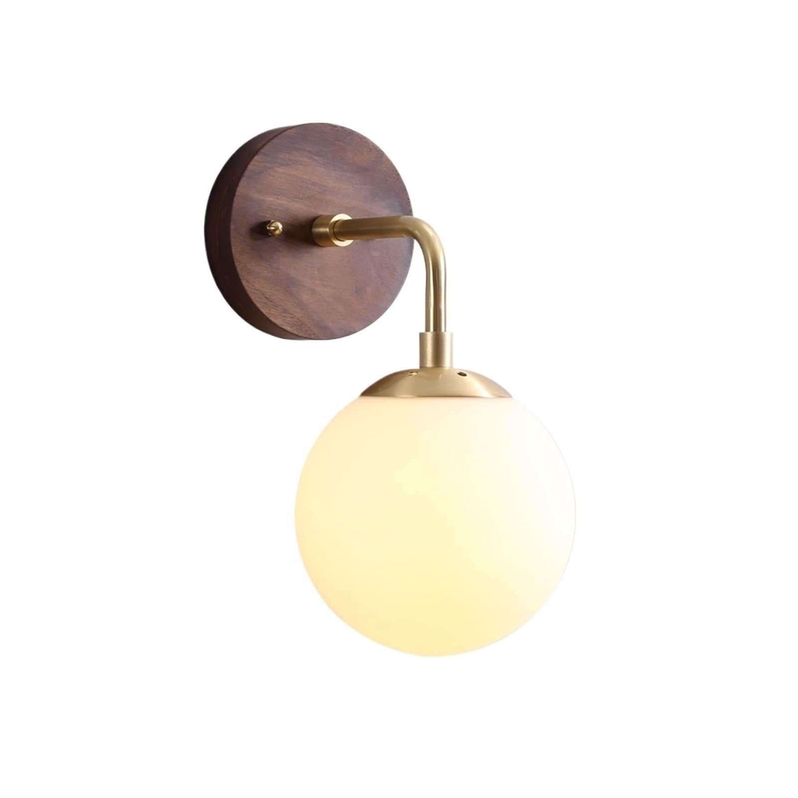 Yinj9562fg Living Room Simple Modern Living Room Background Wall Lights Copper Luxury Corridor Aisle Walnut Lamp Decor