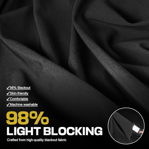 BORNA Bed Tent Full Bed Canopy for Indoor Portable Light Reducing Sleeping Canopy for Kids and Adult,Bunk Blackout Tents Breathable Privacy Space Tent Mosquito Netting for Bed