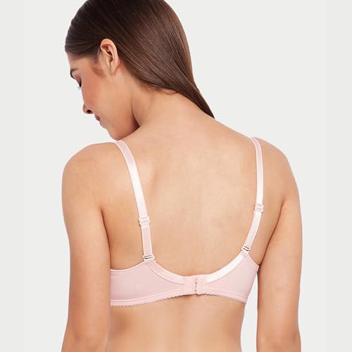 Image of Enamor A055 Comfort Shaper Cotton Plus Size T-Shirt Bra for Women- High Coverage, Non Padded and Wirefree