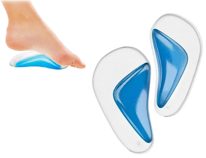 LAKSHMINARAYAN SALESLAKSHMINARAYAN SALES Arch Support Insoles for Flat  Feet, Soft Gel Insole Pads Reusable Stick on Shoe Inserts Adhesive Arch