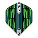 RED DRAGON Yin Yang Double Sided Pink & Green Standard Dart Flights 3 Sets Per Pack (9 Dart Flights in Total)