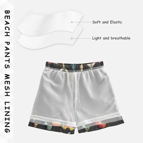 Pigsaly Boys Swim Trunks Variou Insects Ladybugs Beetles Boys Board Shorts Swimsuit Swimwear Summer Bathing Suit 3T Multicolor4