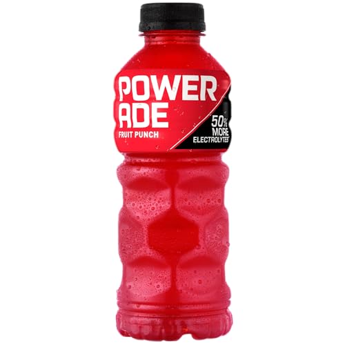Image of POWERADE Sports Drink Fruit Punch, 20 Ounce (Pack of 24)