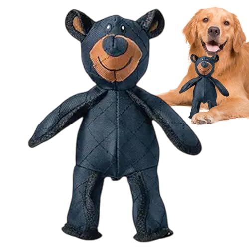 Juguetes indestructibles para perros de oso, juguetes chirriantes para perros, juguetes chirriantes para perros con sonido irrompible, juguete interactivo para perros para relajarse