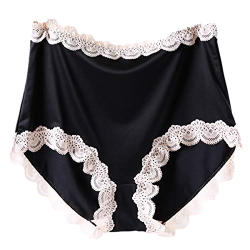 Colorful Star 4 Pack Women'S Satin High Waist Full Coverage Briefs Panties Silky Underwear  thumb #5