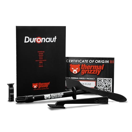 Image of Thermal Grizzly - Duronaut - 2 Gram - Enhanced Durability & High Performance Thermal Paste - for Maximum Thermal Conductivity While Overclocking CPU /GPU /PS4 /PS5 /Xbox