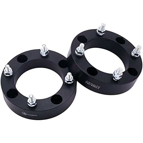 VLAOSCHI Black Forged 4x137 ATV Wheel Spacers 1.5 Inch with 12x1.25 Studs Compatible with Kawasaki 4 Lug for Mule 2020 2500 2510 2520 3000 4000 4010 Trans PRODX PROFX Teryx4 Teryx 750 800 - Pack of 2