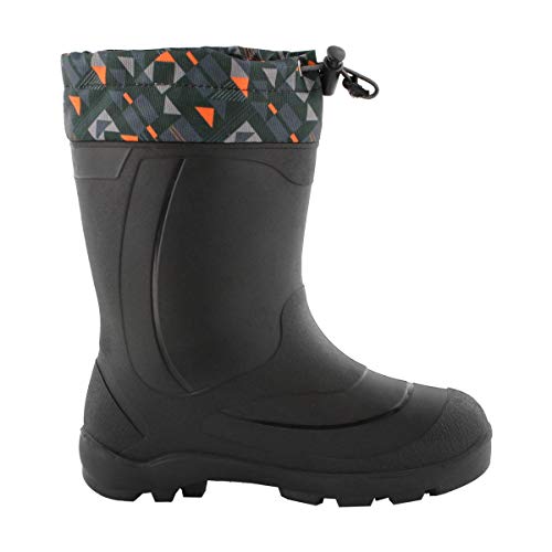 Kamik Childrens' Snobuster 2 Waterproof Winter Boot Blk/Cha 3 Medium US4