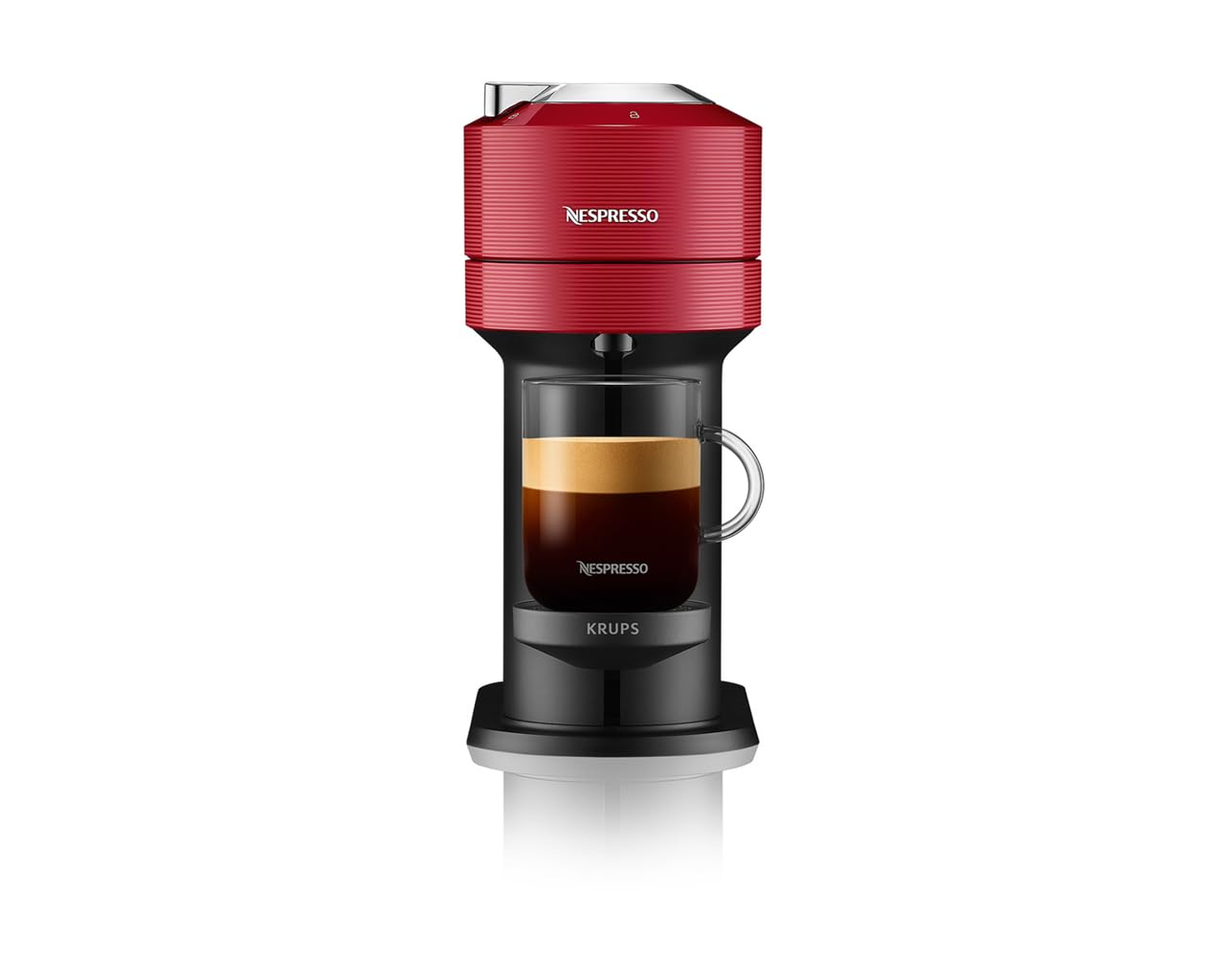 Nespresso Krups YY4296FD - Cafetera espresso, color rojo