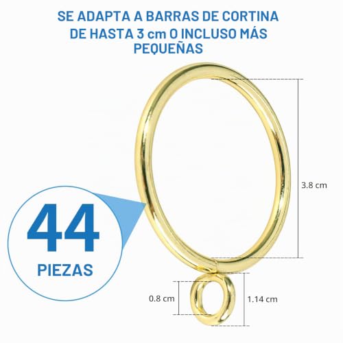 La mejor comparación de Anillos para cortina metal los mejores 5. 16 Imagen adicional