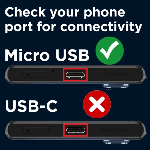 Motorola Chargers - 2M Micro USB (MC00AMB20A) Data/Charging cable, Black - Image 4