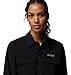 Columbia Women's Silver Ridge Elite Woven Long Sleeve, Black, Medium
