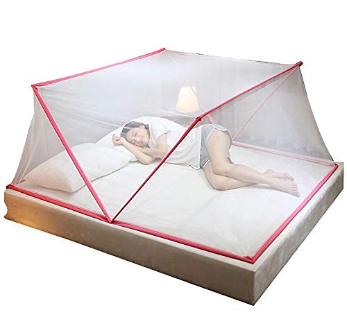 折りたたみ可能なボトムレスの無料インストール 折りたたみ式の蚊帳は、大人と赤ちゃんの収納に便利です1.2mベッド1.5mベッド1.8mベッド 密度が高い 虫よけ 蚊よけ 収納便利 かや シングル ムカデ ベビー 赤ちゃん ダブル キャンプ 3畳 (海軍,1