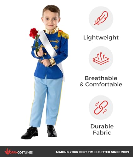 Disfraz de príncipe para niños miniatura 4