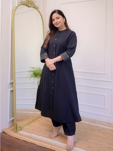 Image of Leriya Fashion Co-ord Set For Women Stylish | Kurti Set For Woman | Short Kurti For Woman | Anarkali Suit For Women's | Festive Ethnic Indian Traditional Outfit for Functions & Puja