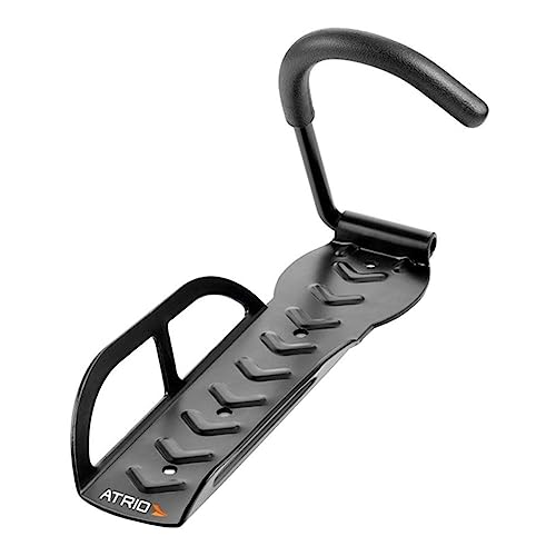Suporte de Parede Atrio para Bicicleta até 20Kg com Gancho Acolchoado Material em Aço e Borracha Pre