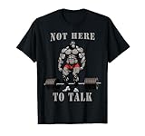 GORILLA DUMBBELL T SHIRT Workout Gym Gorilla Bodybuilder Ape T-Shirt