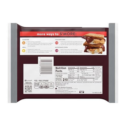 Image of (2 Pack) Hershey's, Milk Chocolate Bars, 9.3 Oz, 6 Ct