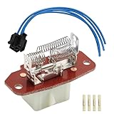 KPALAG HVAC Blower Motor Resistor with Connector Wire Harness Compatible with Ford E-150 E-250 E-350 E-450 E-550 F-250 F-350 F-450 F-550 Econoline Replace #: 4C2Z19A706AA, F6UZ19A706AA