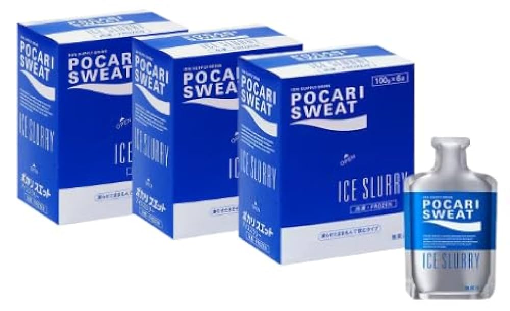 ポカリスエット♡アイススラリー3ケース Amazon.co.jp: まとめ買い ポカリアイススラリー100g×6個入り