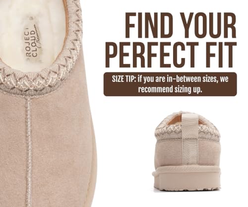 Image of Project Cloud 100% Genuine Leather Shearling Slippers for Women (Nerita)
