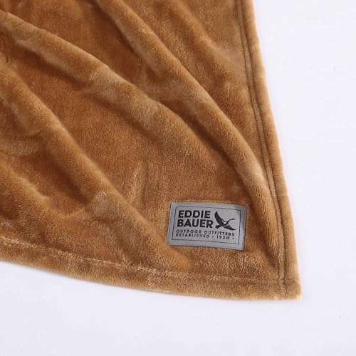 Image of Eddie Bauer - Throw Blanket, Ultra-Soft & Embossed Plush Bedding, Blanket for Couch & Bed (Geese Brown, 50 inch x 70 inch)