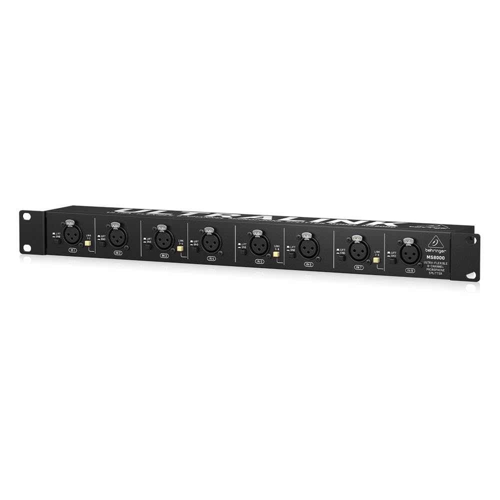 behringer ULTRALINK MS8000 マイクスプリッター Amazon.com: Behringer ULTRALINK MS8000 Ultra-Flexible 8 Channel